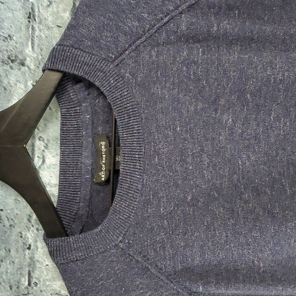 Art of Rhetoric | Dark Blue Pullover Long-Sleeve Knit Sweater - Picture 3 of 9